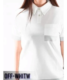 DOCUS（ドゥーカス）の「DOCUS （ドゥーカス） ゴルフウェア ボタンダウンポロシャツ レディース 半袖 バックロゴ 立体ロゴ（ポロシャツ）」