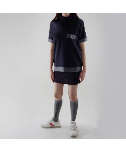 DOCUS 新品　ポロシャツ　スーパーストレッチパンツ　ドゥーカス　上下 DOCUS （ドゥーカス） ゴルフウェア ボタンダウンポロシャツ