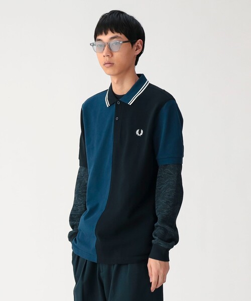 FRED PERRY(フレッドペリー)の「【別注】FRED PERRY / M3600 クレイジーポロシャツ 26SS(ポロシャツ・メンズ・ネイビー/ブラック・X-LARGE/MEDIUM/SMALL/LARGE)」の11枚目の写真