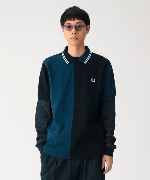 FRED PERRY(フレッドペリー)の「【別注】FRED PERRY / M3600 クレイジーポロシャツ 26SS(ポロシャツ・メンズ・ネイビー/ブラック・X-LARGE/MEDIUM/SMALL/LARGE)」の12枚目の写真