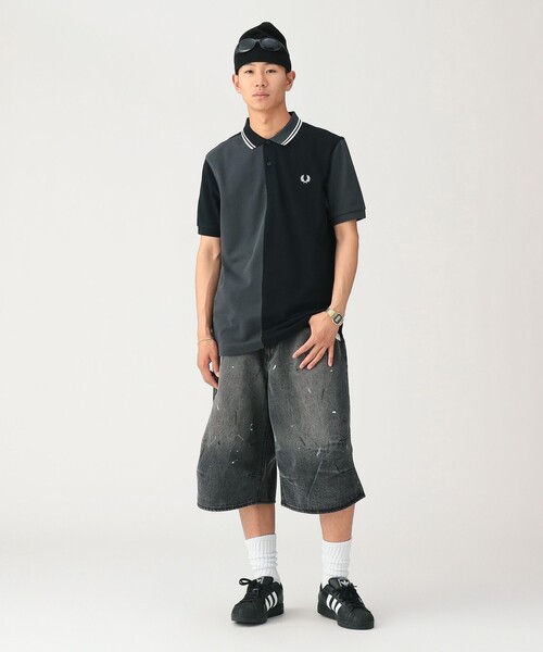 FRED PERRY(フレッドペリー)の「【別注】FRED PERRY / M3600 クレイジーポロシャツ 26SS(ポロシャツ・メンズ・ネイビー/ブラック・X-LARGE/MEDIUM/SMALL/LARGE)」の16枚目の写真