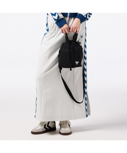 hummel(ヒュンメル)の「hummel/ヒュンメル PLAY PurseShoulder(ショルダーバッグ・レディース・ブラック/グレー・FREE)」の1枚目の写真