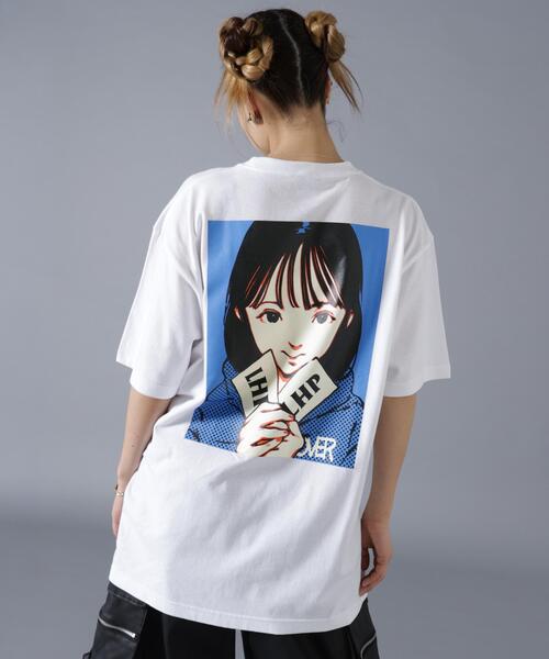 over print(オーバープリント)の「overprint/オーバープリント/【LHP EXCLUSIVE】Ticket Tee(Tシャツ/カットソー・レディース・ブラック/ホワイト・S/M/L/XL)」の2枚目の写真