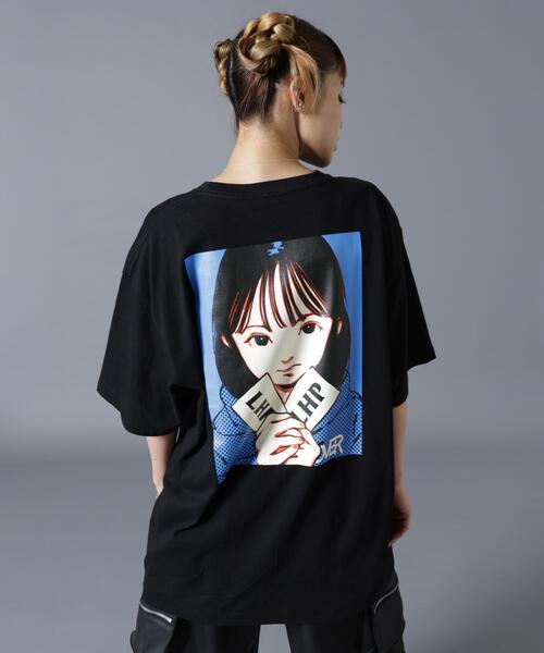 over print(オーバープリント)の「overprint/オーバープリント/【LHP EXCLUSIVE】Ticket Tee(Tシャツ/カットソー・レディース・ブラック/ホワイト・S/M/L/XL)」の1枚目の写真