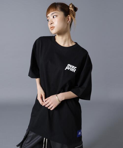over print(オーバープリント)の「overprint/オーバープリント/【LHP EXCLUSIVE】Ticket Tee(Tシャツ/カットソー・レディース・ブラック/ホワイト・S/M/L/XL)」の4枚目の写真