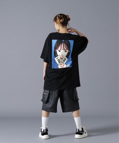 over print(オーバープリント)の「overprint/オーバープリント/【LHP EXCLUSIVE】Ticket Tee(Tシャツ/カットソー・レディース・ブラック/ホワイト・S/M/L/XL)」の6枚目の写真