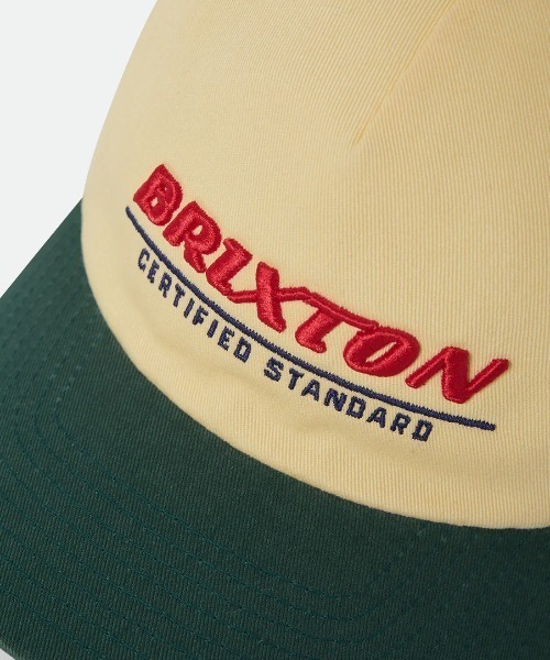 BRIXTON(ブリクストン)の「BRIXTON/ブリクストン キャップ BRIXTON CERTIFIED LP 2TONEキャップ 12043(キャップ・メンズ・イエロー・FREE)」の5枚目の写真