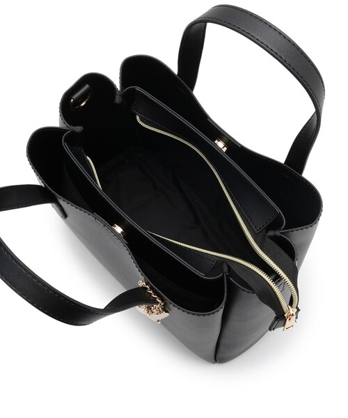 ITS'DEMO（イッツデモ）の「フラワーチャーム付2WAYトート（ハンドバッグ・レディース・サックスブルー/アイボリー・00）」の20枚目の写真