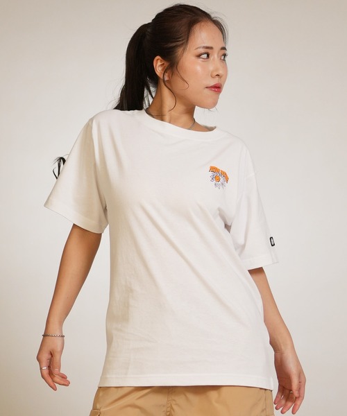 ELEMENT（エレメント）の「ELEMENT/エレメント 半袖 Tシャツ バックプリント BG023P17（Tシャツ/カットソー・レディース・チャコールグレー/ホワイト/ブルー系その他・FREE）」の14枚目の写真