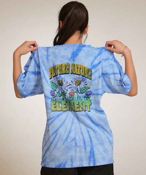 ELEMENT（エレメント）の「ELEMENT/エレメント 半袖 Tシャツ バックプリント BG023P17（Tシャツ/カットソー・レディース・チャコールグレー/ホワイト/ブルー系その他・FREE）」の22枚目の写真