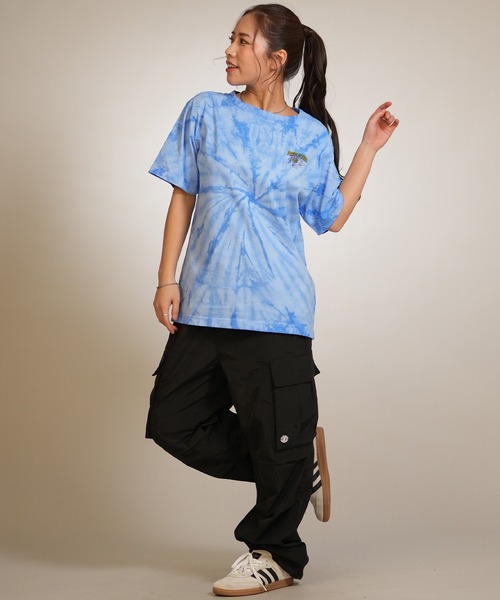 ELEMENT（エレメント）の「ELEMENT/エレメント 半袖 Tシャツ バックプリント BG023P17（Tシャツ/カットソー・レディース・チャコールグレー/ホワイト/ブルー系その他・FREE）」の21枚目の写真