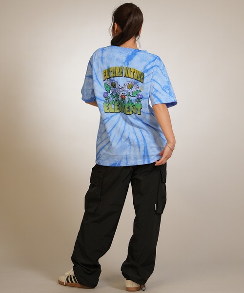ELEMENT（エレメント）の「ELEMENT/エレメント 半袖 Tシャツ バックプリント BG023P17（Tシャツ/カットソー・レディース・チャコールグレー/ホワイト/ブルー系その他・FREE）」の20枚目の写真