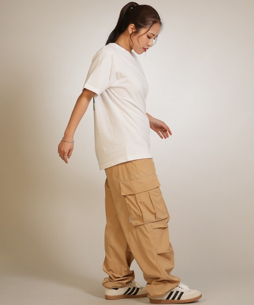 ELEMENT（エレメント）の「ELEMENT/エレメント 半袖 Tシャツ バックプリント BG023P17（Tシャツ/カットソー・レディース・チャコールグレー/ホワイト/ブルー系その他・FREE）」の9枚目の写真
