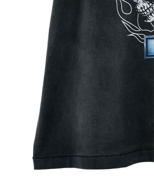 WHITELAND（ホワイトランド）の「WHITELAND/ホワイトランド/AMERICAN SKULL TEE（Tシャツ/カットソー・メンズ・ブラック・F）」の6枚目の写真