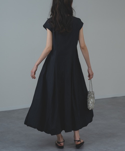 refinedworks(リファインドワークス)の「【refinedworks】オケージョン にも!フレンチ バルーン ワンピース(ワンピース・レディース・ブラック・FREE)」の4枚目の写真
