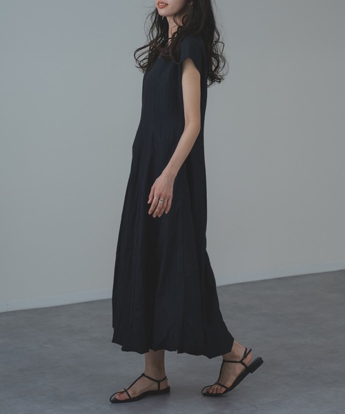 refinedworks(リファインドワークス)の「【refinedworks】オケージョン にも!フレンチ バルーン ワンピース(ワンピース・レディース・ブラック・FREE)」の7枚目の写真
