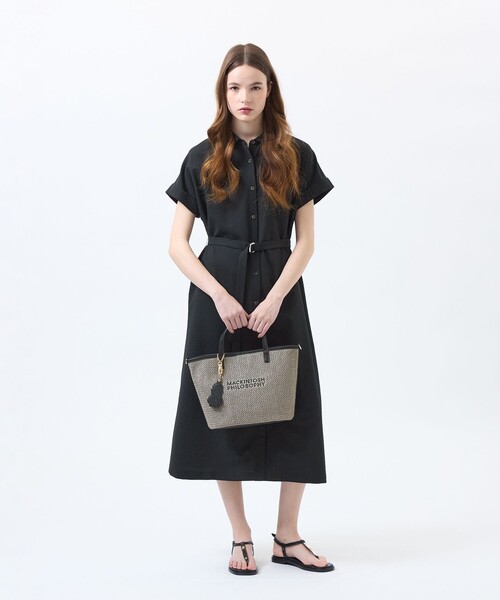 MACKINTOSH PHILOSOPHY（ﾏｯｷﾝﾄｯｼｭ ﾌｨﾛｿﾌｨｰ）の「サマーサッカーシャツワンピース（ワンピース・レディース・ライトブルー/ブラック/ブラウン系その他4・38/36）」の15枚目の写真