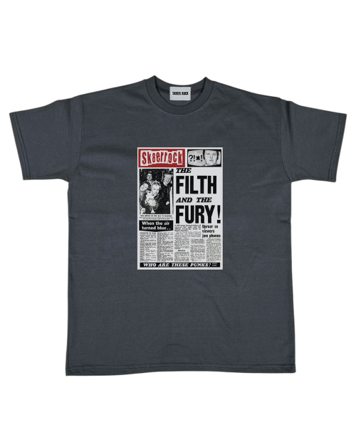 SK8ER ROCK(スケーターロック)の「Ink Riot T-Shirt ((dark gray))(Tシャツ/カットソー・レディース・その他・SMALL/MEDIUM/LARGE)」の1枚目の写真