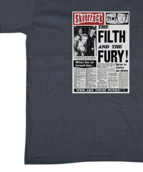 SK8ER ROCK(スケーターロック)の「Ink Riot T-Shirt ((dark gray))(Tシャツ/カットソー・レディース・その他・SMALL/MEDIUM/LARGE)」の5枚目の写真