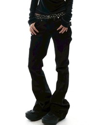 OJOS（オホス）の「【OJOS】Star Trim Bootcut Trousers / 【オホス】スタートリムブーツカットフレアパンツ（その他パンツ）」