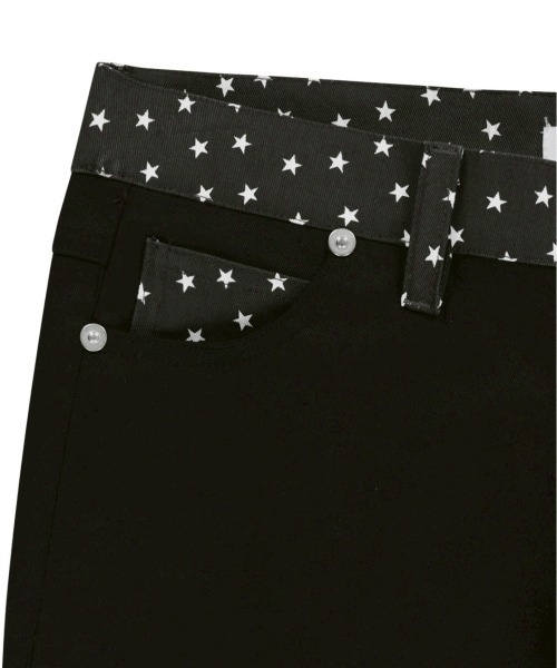 OJOS（オホス）の「【OJOS】Star Trim Bootcut Trousers / 【オホス】スタートリムブーツカットフレアパンツ（その他パンツ・レディース・グレー/ブラック・02/01）」の12枚目の写真