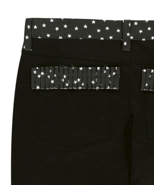 OJOS（オホス）の「【OJOS】Star Trim Bootcut Trousers / 【オホス】スタートリムブーツカットフレアパンツ（その他パンツ・レディース・グレー/ブラック・02/01）」の13枚目の写真