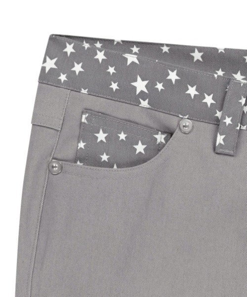 OJOS（オホス）の「【OJOS】Star Trim Bootcut Trousers / 【オホス】スタートリムブーツカットフレアパンツ（その他パンツ・レディース・グレー/ブラック・02/01）」の22枚目の写真