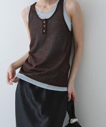 SENSE OF PLACE by URBAN RESEARCH | 『洗濯可』アンサンブルニットタンクトップ(タンクトップ)