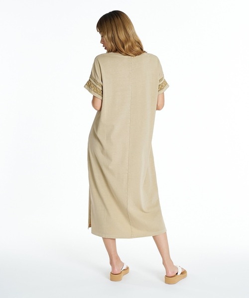 ROXY(ロキシー)の「ROXY HORIZON DRESS ワンピース 【2026年夏モデル】/ロキシーロングワンピ(ワンピース・レディース・ブラック/ベージュ/オレンジ・LARGE/MEDIUM/SMALL)」の10枚目の写真