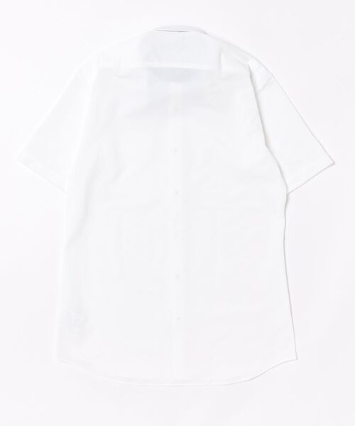 m.f.editorial（エムエフエディトリアル）の「ワイシャツ メンズ ストレッチ 吸水速乾 イージーケア アルティマ 綿混 ボタンダウン 半袖 ビズシャツ NEWスタンダードフィット（ビジネスシャツ・メンズ・ホワイト・LARGE/MEDIUM/X-LARGE）」の3枚目の写真
