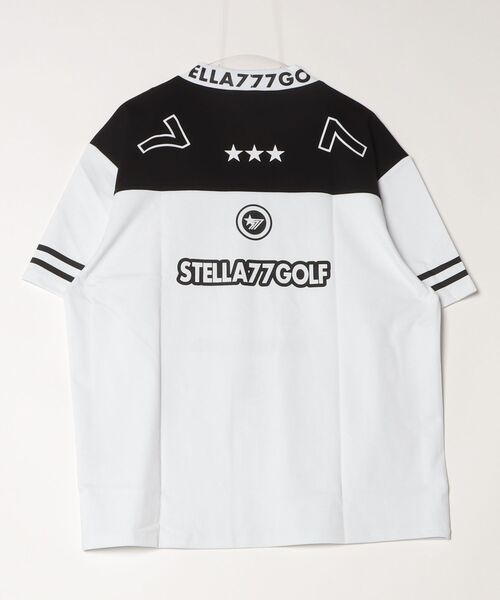 stella77golf(ステラセブンティーンセブンゴルフ)の「COOLMAX接触冷感モックネックTシャツ(Tシャツ/カットソー・メンズ・ホワイト系1/ホワイト系/ホワイト/ネイビー系1/ブラック系1/ブラック/ブラック系/ネイビー/ネイビー系・XL/XXL/M/L)」の11枚目の写真