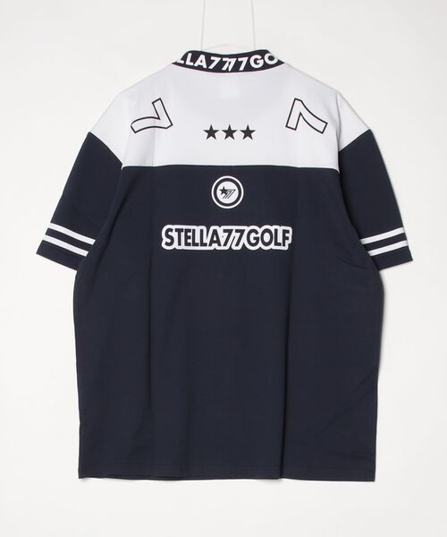 stella77golf(ステラセブンティーンセブンゴルフ)の「COOLMAX接触冷感モックネックTシャツ(Tシャツ/カットソー・メンズ・ホワイト系1/ホワイト系/ホワイト/ネイビー系1/ブラック系1/ブラック/ブラック系/ネイビー/ネイビー系・XL/XXL/M/L)」の16枚目の写真