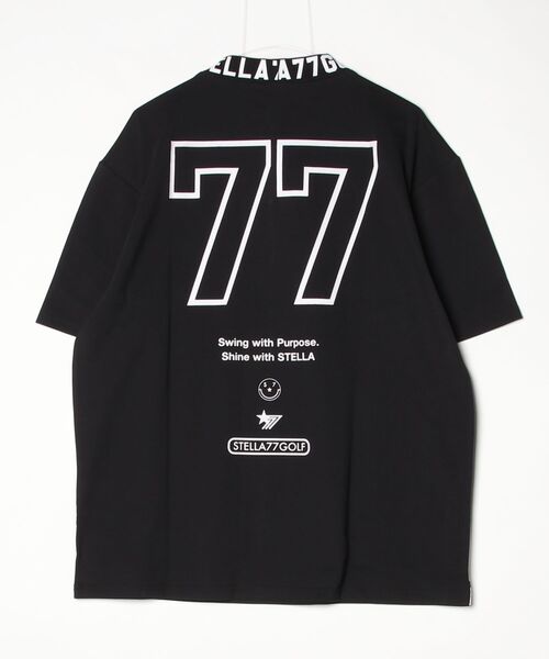 stella77golf(ステラセブンティーンセブンゴルフ)の「COOLMAX接触冷感モックネックTシャツ(Tシャツ/カットソー・メンズ・ホワイト系1/ホワイト系/ホワイト/ネイビー系1/ブラック系1/ブラック/ブラック系/ネイビー/ネイビー系・XL/XXL/M/L)」の17枚目の写真