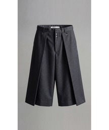 JOHN LAWRENCE SULLIVAN（ジョンローレンスサリバン）の「WOOL GABARDINE TUCKED WIDE SHORTS（その他パンツ）」