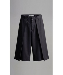 JOHN LAWRENCE SULLIVAN（ジョンローレンスサリバン）の「WOOL GABARDINE TUCKED WIDE SHORTS（その他パンツ）」