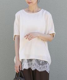 REFINED LINEN ドルマンブラウス
