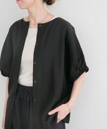 REFINED LINEN ドルマンブラウス