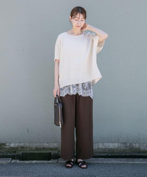 ITEMS URBANRESEARCH(アイテムズ アーバンリサーチ)の「REFINED LINEN ドルマンブラウス(シャツ/ブラウス・レディース・ブラウン/ブラック/オフホワイト・FREE)」の22枚目の写真