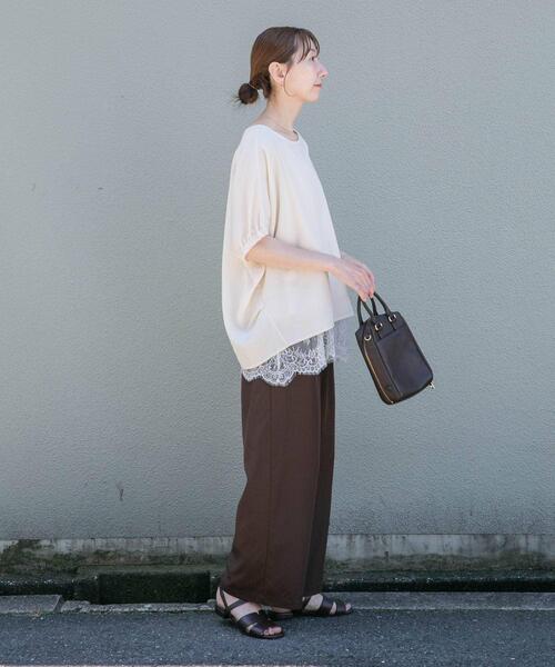 ITEMS URBANRESEARCH(アイテムズ アーバンリサーチ)の「REFINED LINEN ドルマンブラウス(シャツ/ブラウス・レディース・ブラウン/ブラック/オフホワイト・FREE)」の20枚目の写真