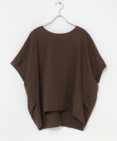 ITEMS URBANRESEARCH(アイテムズ アーバンリサーチ)の「REFINED LINEN ドルマンブラウス(シャツ/ブラウス・レディース・ブラウン/ブラック/オフホワイト・FREE)」の10枚目の写真