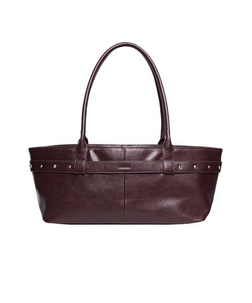 RAIMENT（レイメント）の「Stud Strap Boat Bag_Red Brown（ショルダーバッグ・レディース・その他・FREE）」の19枚目の写真