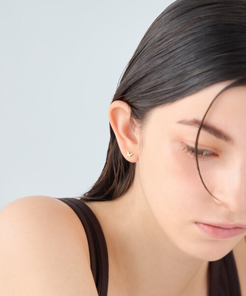 ete(エテ)の「バタフライ ピアス(ピアス(両耳用)・レディース・プラチナム/イエローゴールド/ピンクゴールド・FREE)」の12枚目の写真