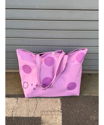 PEEVES PEEVES（フィブス フィブス）の「PVS Dot Button Bag / Pink Lilac（トートバッグ）」