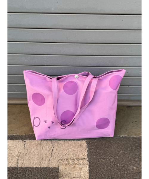PEEVES PEEVES(フィブス フィブス)の「PVS Dot Button Bag / Pink Lilac(トートバッグ・レディース・その他・OS)」の1枚目の写真
