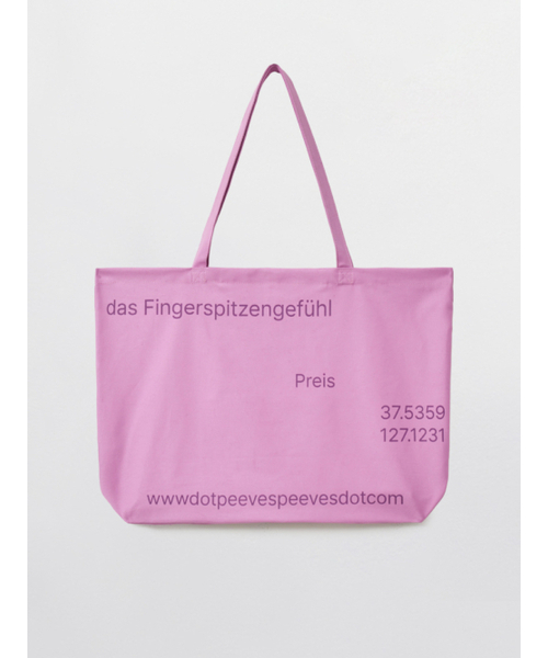 PEEVES PEEVES(フィブス フィブス)の「PVS Dot Button Bag / Pink Lilac(トートバッグ・レディース・その他・OS)」の4枚目の写真