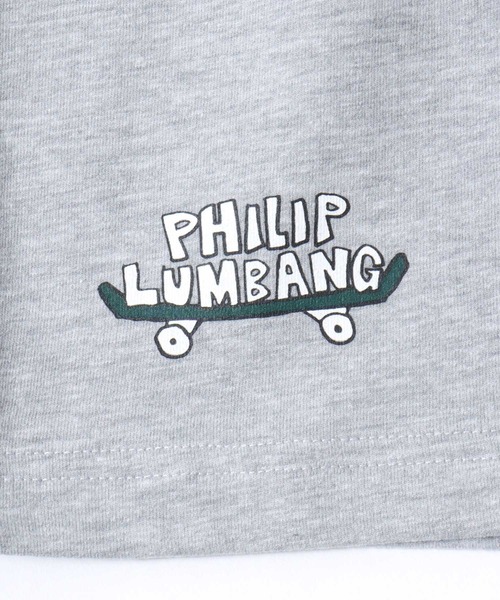 Philip Lumbang（フィリップランバン）の「Philip Lumbang/フィリップ・ランバン ワンポイント刺繍 ミニ裏毛 スウェット ショートパンツ ハーフパンツ（その他パンツ・メンズ・グレー/ホワイト/ネイビー/ブラック・M/L/XL）」の18枚目の写真