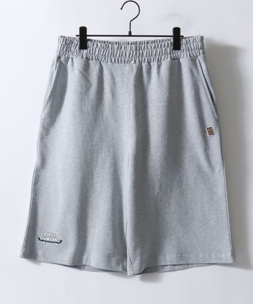 Philip Lumbang（フィリップランバン）の「Philip Lumbang/フィリップ・ランバン ワンポイント刺繍 ミニ裏毛 スウェット ショートパンツ ハーフパンツ（その他パンツ・メンズ・グレー/ホワイト/ネイビー/ブラック・M/L/XL）」の7枚目の写真