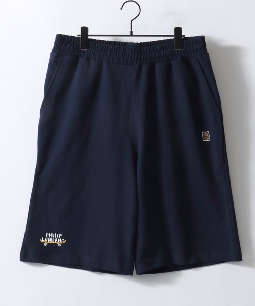 Philip Lumbang（フィリップランバン）の「Philip Lumbang/フィリップ・ランバン ワンポイント刺繍 ミニ裏毛 スウェット ショートパンツ ハーフパンツ（その他パンツ・メンズ・グレー/ホワイト/ネイビー/ブラック・M/L/XL）」の8枚目の写真