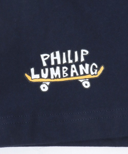 Philip Lumbang（フィリップランバン）の「Philip Lumbang/フィリップ・ランバン ワンポイント刺繍 ミニ裏毛 スウェット ショートパンツ ハーフパンツ（その他パンツ・メンズ・グレー/ホワイト/ネイビー/ブラック・M/L/XL）」の19枚目の写真