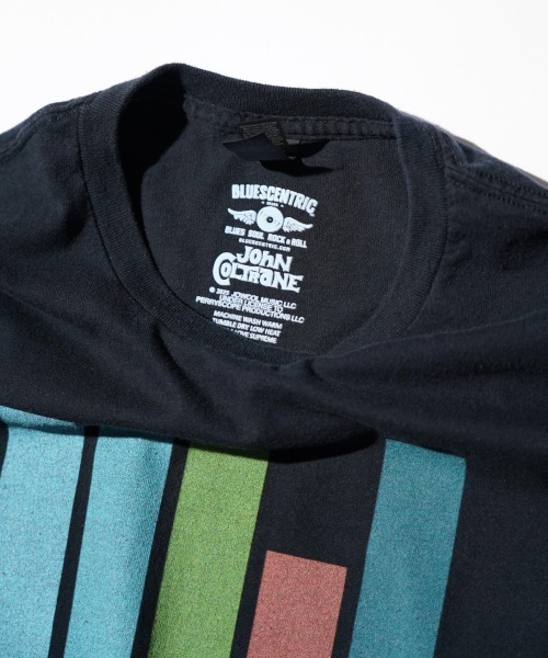 THRIFTY LOOK(スリフティールック)の「THRIFTY LOOK スリフティルック / "JOHN COLTRANE" JAZZ TEE(Tシャツ/カットソー・メンズ・ブラック/ブラック系1・X-LARGE/MEDIUM/LARGE)」の12枚目の写真
